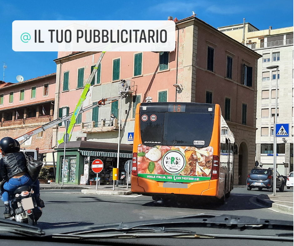 Pubblicità su autobus Livorno